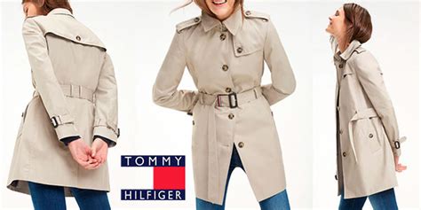 gabardina tommy hilfiger mujer|tommy hilfiger official online store.